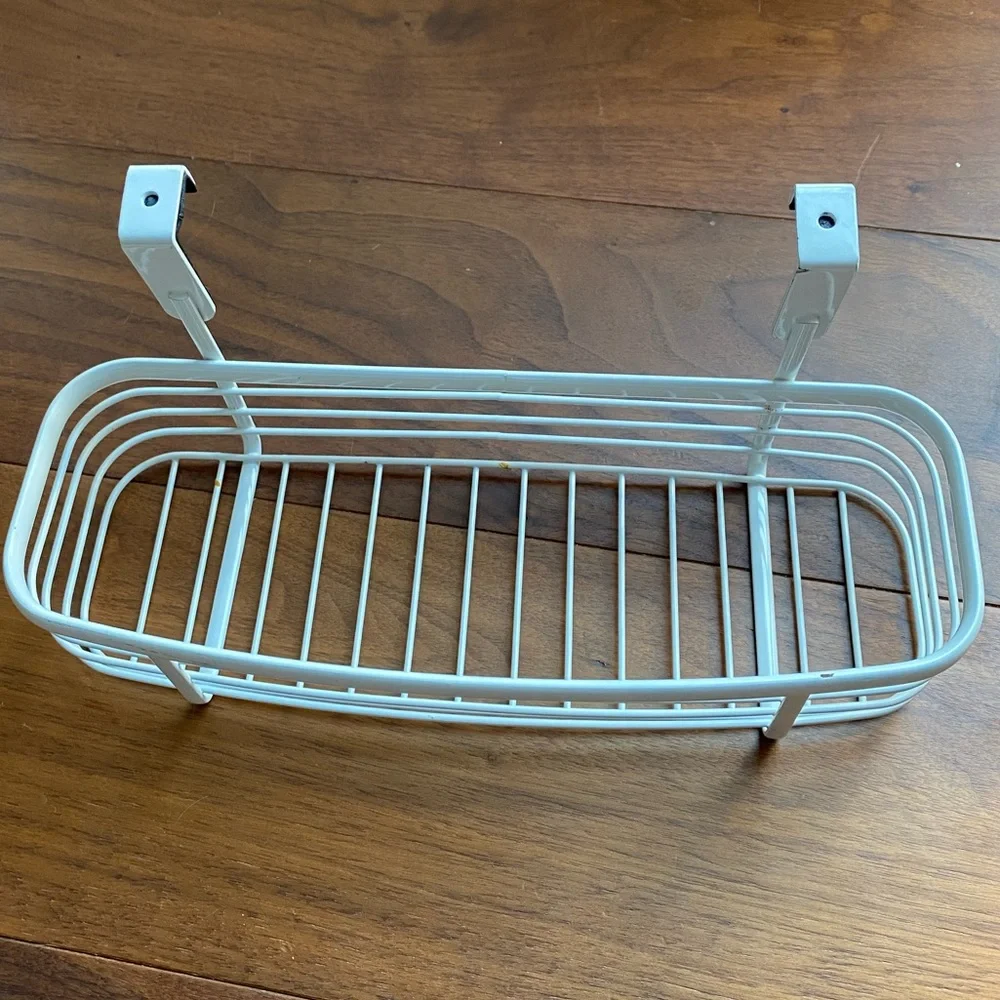 Over-the-Door White Basket